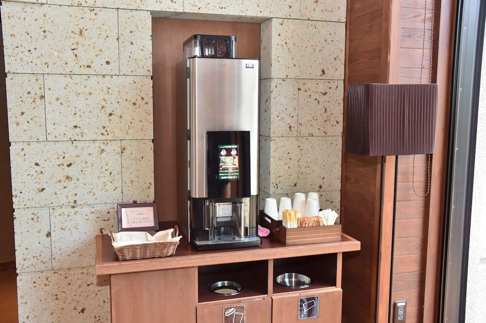 ロビーラウンジのドリンクコーナー