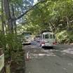 復路の送迎バスは石ヶ戸まで直接送って頂けて便利。