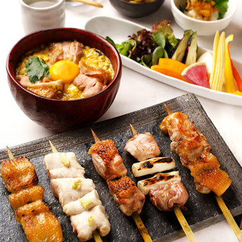 「秋田比内地鶏生産責任者の店 本家あべや KITTE GRANCHE店」料理 912134 焼鳥コース3500円～