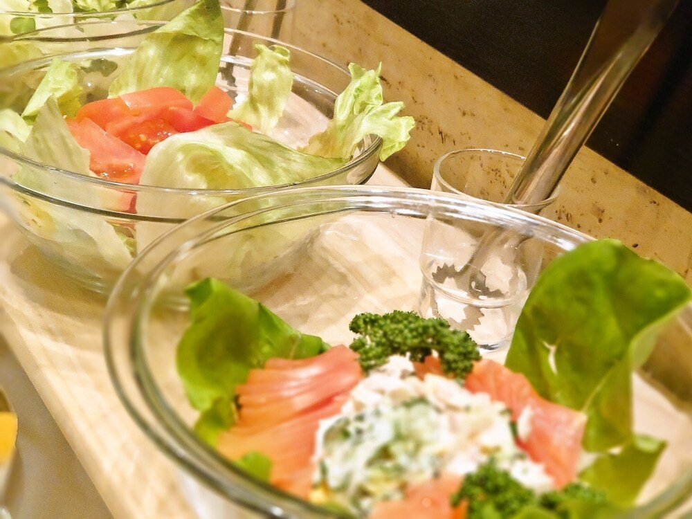 朝食ビュッフェ