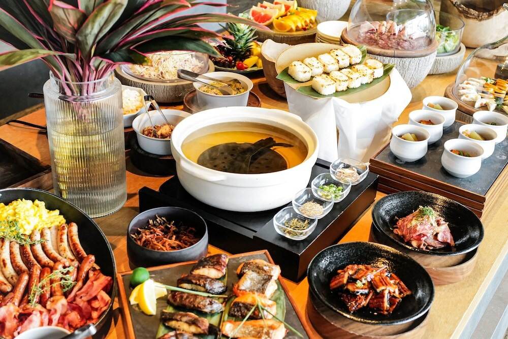 朝食ビュッフェ 料理