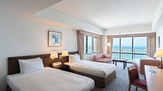 [禁煙] コーナー·デラックスツイン オーシャンビュー