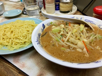 「弥生亭」料理 791966 味噌つけ麺です！（2015.10）