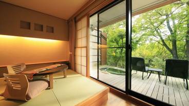 露天風呂付和洋室ツイン② / 2