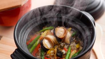 夕食一例／和風シーフードパエリア / 6