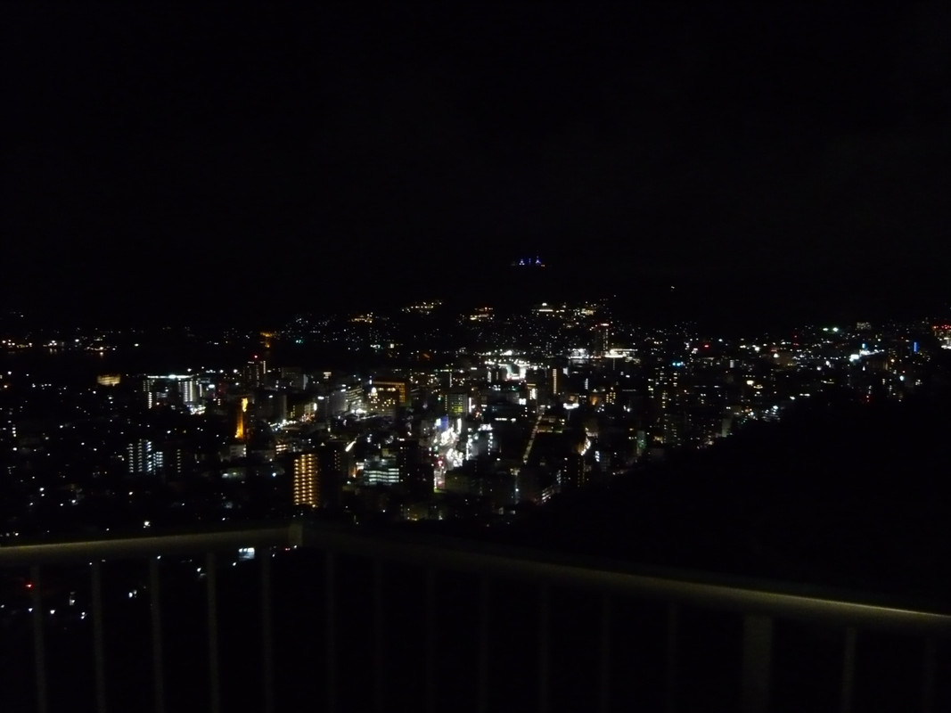 客室からの夜景
