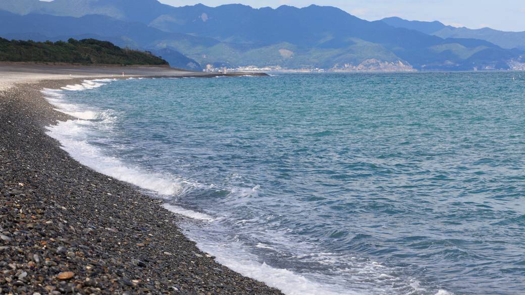 日本の渚百選の七里御浜海岸 / 1