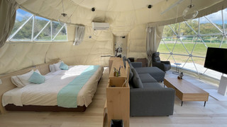 [グランピングルーム] 洋モダン洋室　38平米 DOG同伴OK [共用バス＆トイレ]