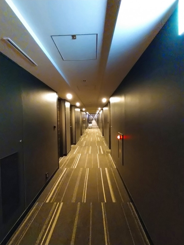 一番端が見えないほど広いホテルでした。