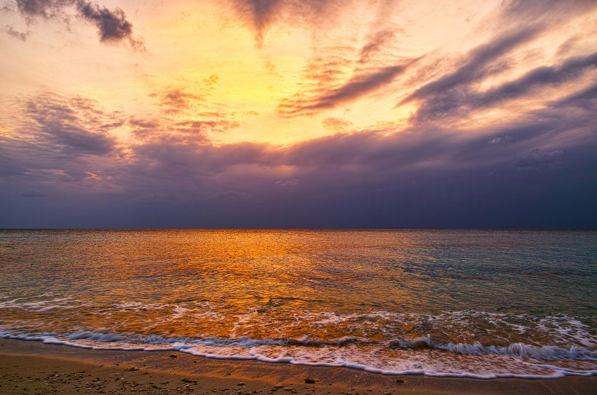 長間浜の夕日イメージ