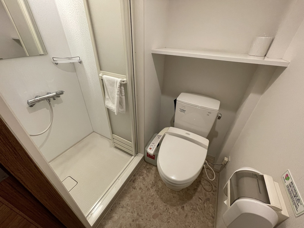 シャワーだけでした