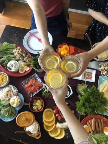 ホームパーティした時の写真です!