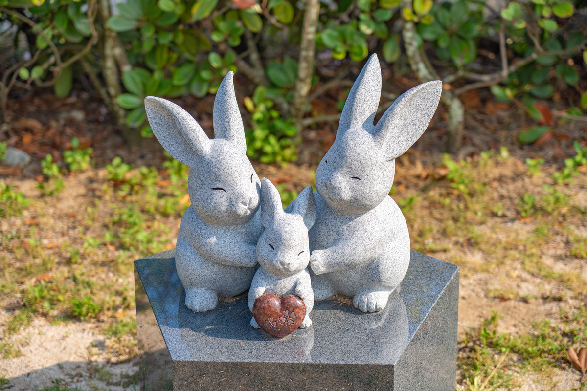 出雲大社 うさぎの石像