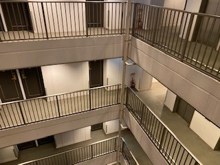 ホテル内の吹き抜け部分です。