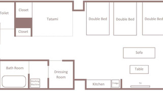 スーペリアファミリールーム（禁煙／58平米／8名定員）