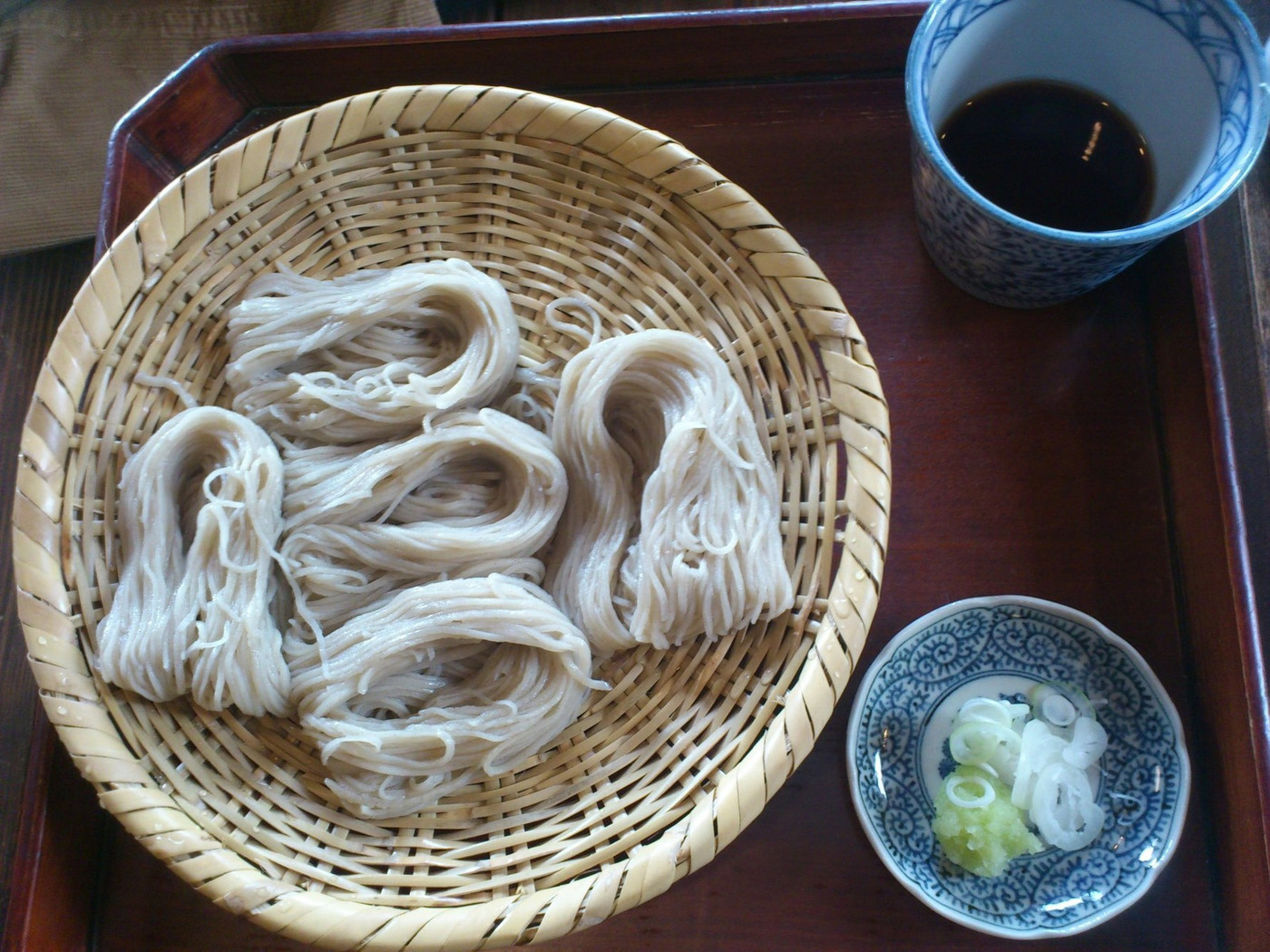 「そば茶屋極楽坊」料理 782374 ざるそば（五ボッチ）￥800
