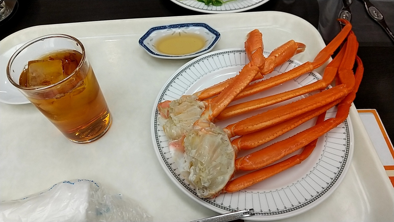 カニ食べ放題ですがやや水ぽかったです