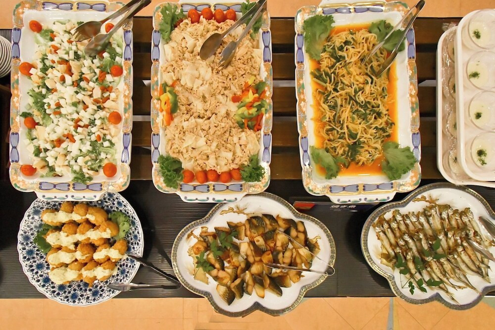 朝食ビュッフェ
