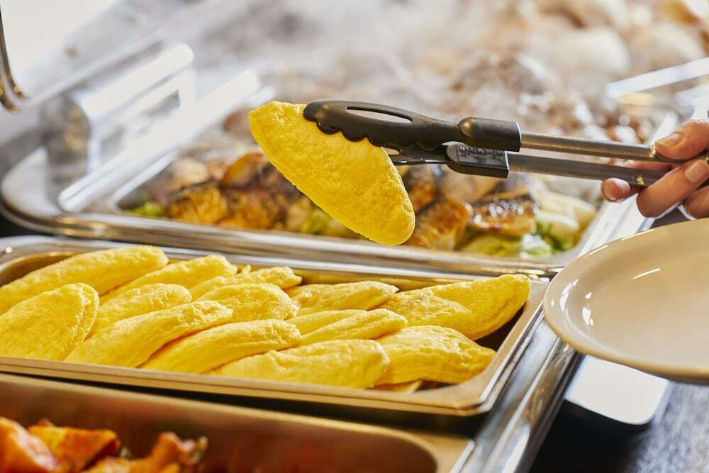 朝食ビュッフェ