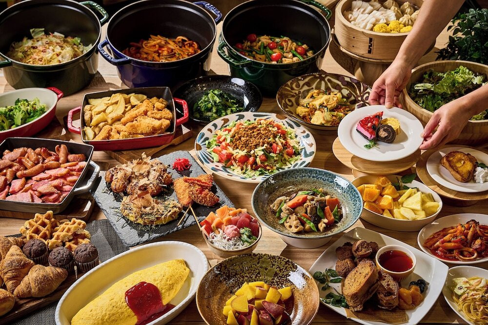 朝食ビュッフェ