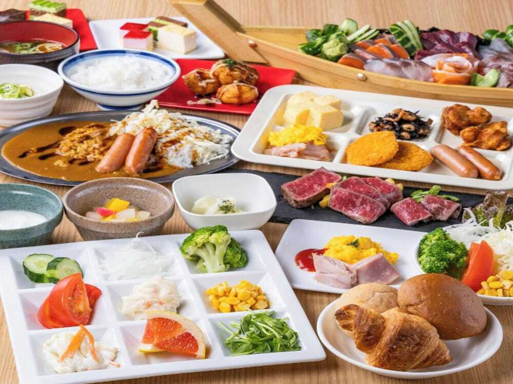 朝食ビュッフェ