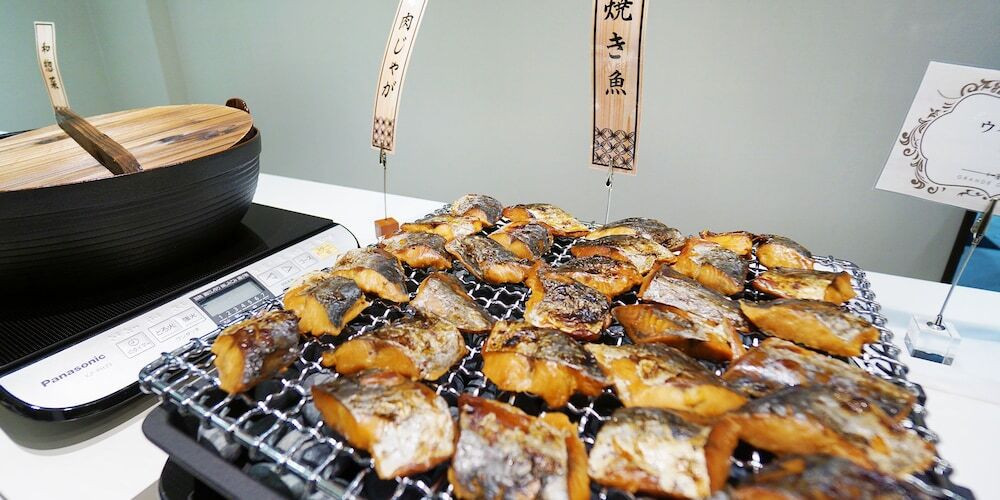 朝食ビュッフェ