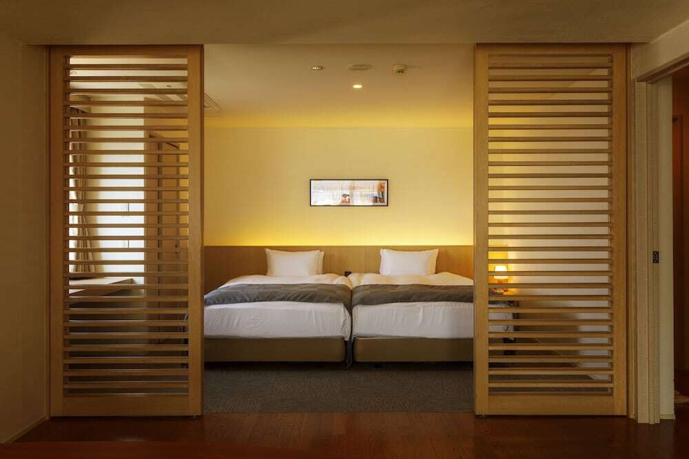 コーナースイート1004の寝室