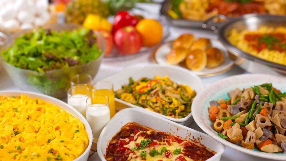 朝食ビュッフェ