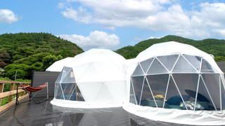 グランピング (ツインドーム) 半露天風呂付 禁煙