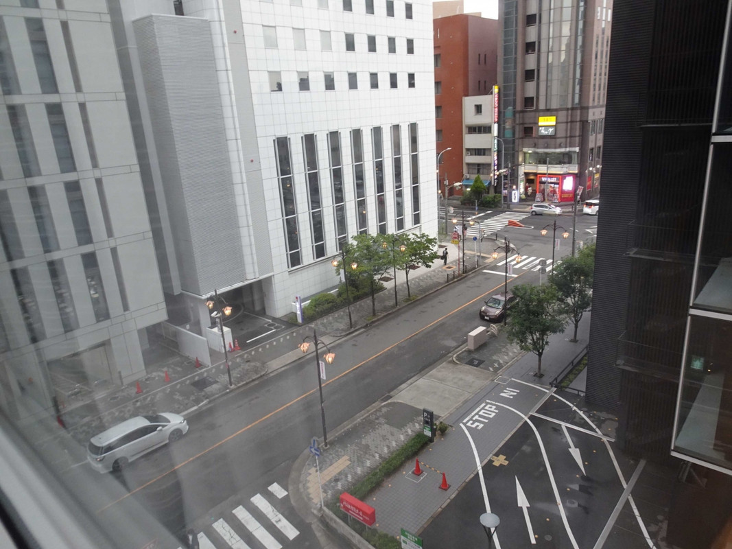 窓からの眺めはあまり良くないですね