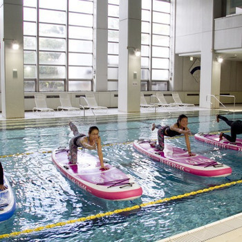 SUPヨガ体験に2人で挑戦3699588