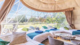 [ツインドーム] 水上テラス併設 (トイレ, シャワー付) 禁煙