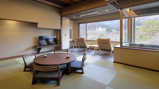 【温泉内風呂付】 [和洋室] [禁煙] [リバービュー]