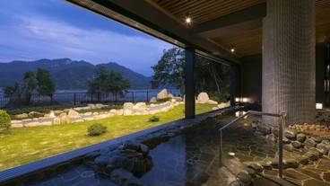 日本三景 みやじまの湯 露天風呂 / 1