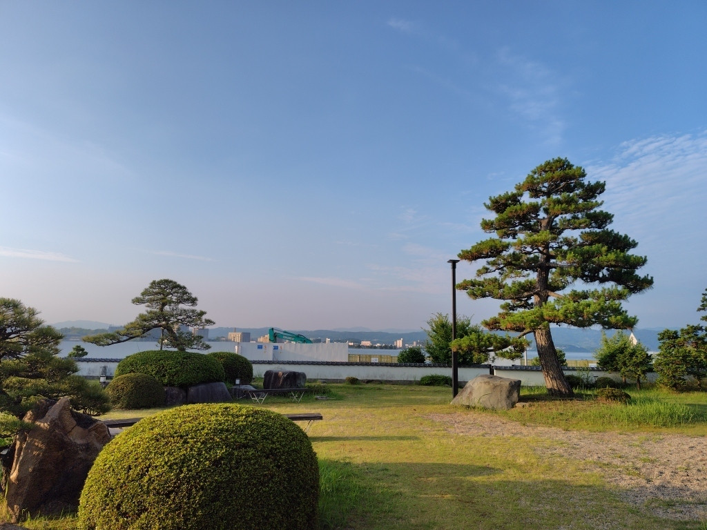 「松平閣」 その他 307263680 朝の宍道湖の方