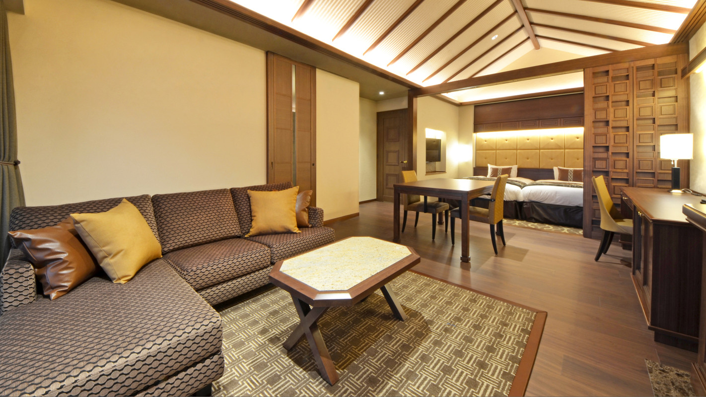 プレミアム棟／温泉露天風呂付 テラスルーム P2