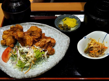 「雲の上のレストラン」 料理 58479951 四万十鶏手羽元から揚げ御膳