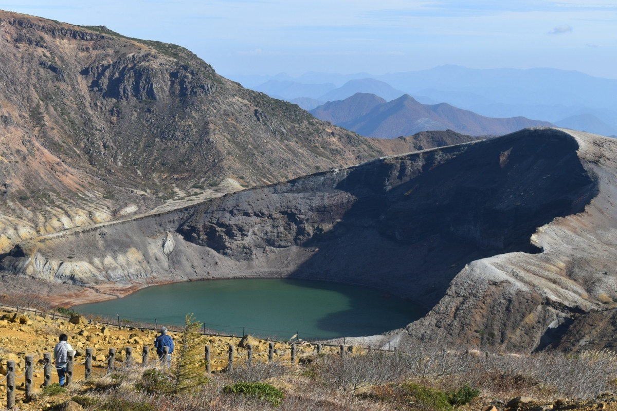蔵王のお釜　宿から一時間くらいですので便利です