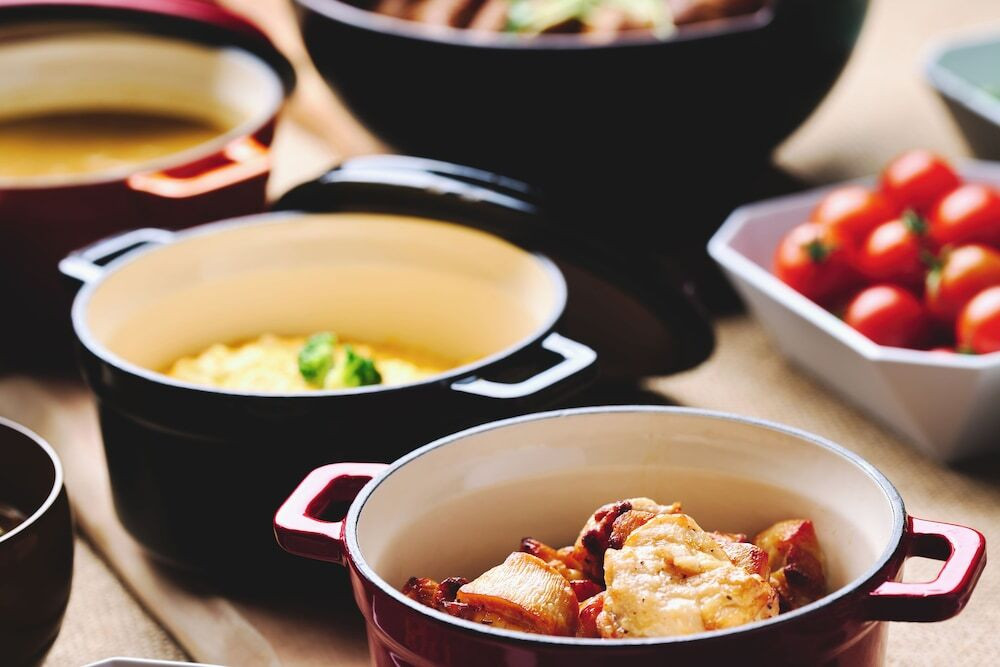 朝食ビュッフェ