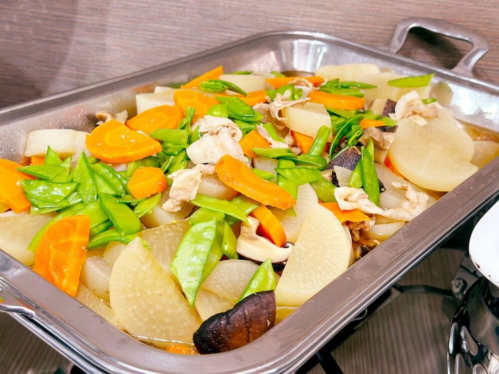 朝食ビュッフェ