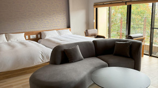 半露天風呂付ツインベッドルーム