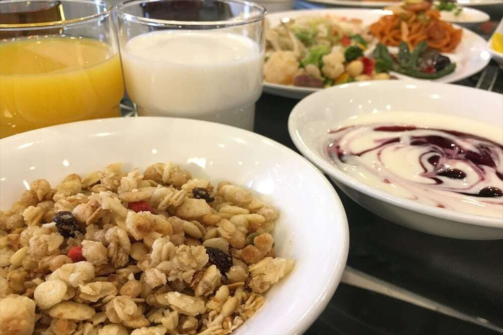 朝食ビュッフェ