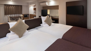 デラックスツイン(キッチン付)(ハウスキーピングは有料オプション)大人定員2名