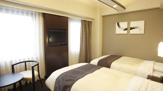 （喫煙）コンフォートツインルーム(21.7sqm) ベッド幅120cm ×2、素泊まり(2名利用)