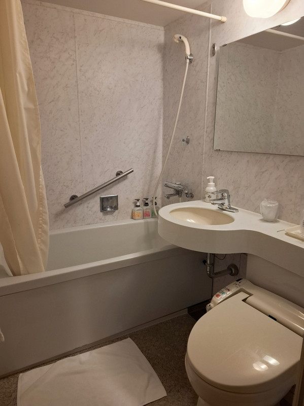 バスタブがゆったりしていました。