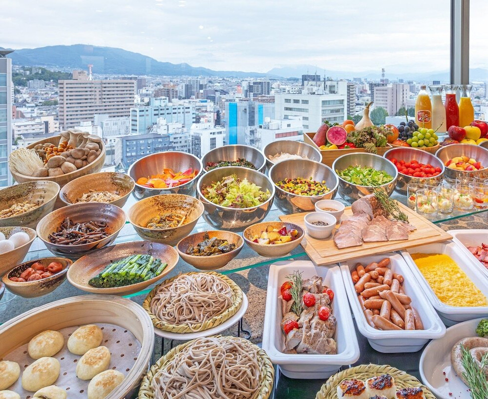 朝食ビュッフェ