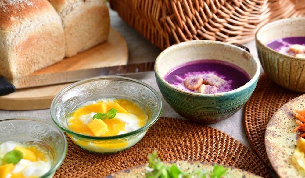 色とりどりの地元食材
心が弾む朝食 / 4