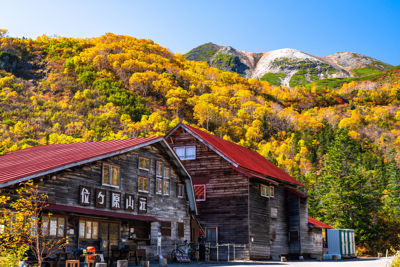 《長野県》紅葉の乗鞍岳・自然風景
