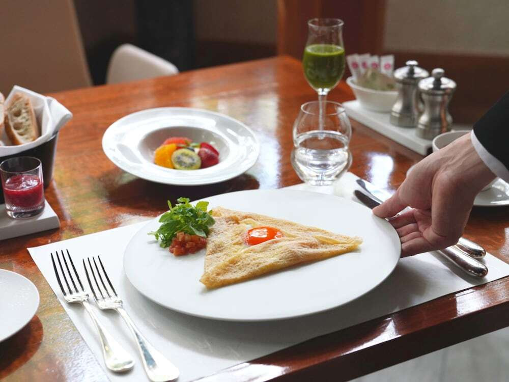 コース仕立ての朝食②