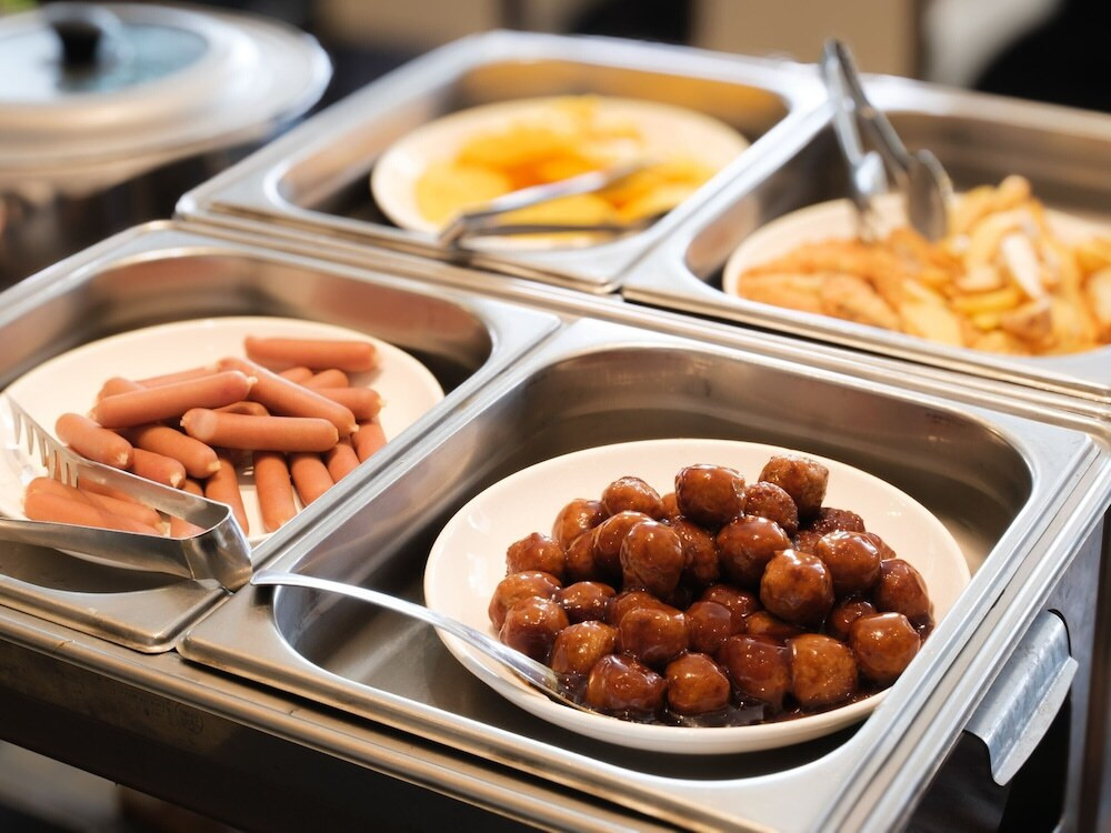 朝食ビュッフェ